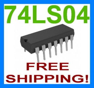 20 x 74ls04 hex inverter ic 7404  from