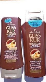   Kur Hair Repair Marrakesh Oil Coconut Shampoo Conditioner Schwarzkopf