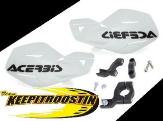 Suzuki RM250 RM Wht Plastic Roost Guards 1996 1997 1998 1999 2000 2001 