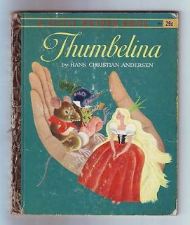 Vintage A Little Golden Book Thumbelina 1953 # 514   B Edition