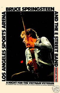 The BOSS Bruce Springsteen Promotional Poster Israel Circa 1985