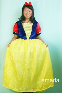   Adult Womens Sexy Snow White Princess Fancy Dress Halloween Costume