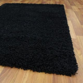 xl large high pile black thick best quality shaggy rugs