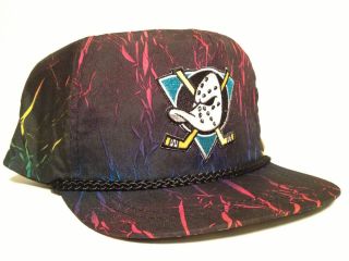   Anaheim Mighty Ducks Fresh Prince Snapback Hat Cap NHL Kings OKC
