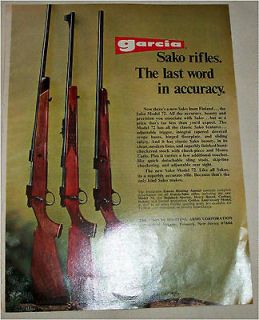 newly listed 1972 garcia sako rifles ad 