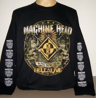 Machine Head Hellalive Metal long sleeve T Shirt Size XL new