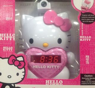 hello kitty am fm projection clock radio 