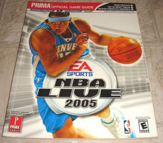 NBA Live 2005 Strategy Guide for Playstation 2, Xbox, GameCube & PC