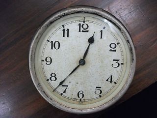 Antique English Industrial Factory Wall Clock Art Deco Clock Bakelite 