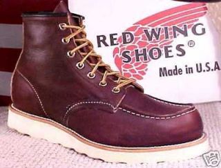 red wing men size 8 d wedge sole boots made in the usa 8138