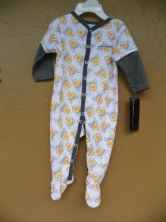Rocawear Infant Boys Urban Wear Skull Graphics Long Sleeve Sleepwear 