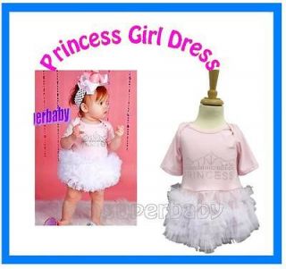 Sweet Baby Girl Pink Princess Bling rhinestone Party Frilly Tutu Dress 