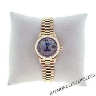 Rolex Datejust Presidential 79178 18K Yellow Gold Ladies Watch