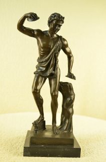 Bronze Marble Statue Roman Military Warrior War Goddess Mythology 