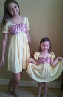 Somewhere Over the Rainbow Dance Costume Yellow Ballet Child or Adult 