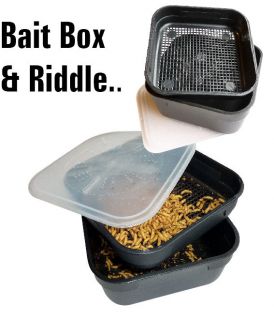 Riddle 6 Square with Bait Box   for Coarse Match Pole Fishing   (BBBR 
