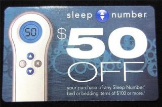 newly listed coupon $ 50 off sleep number bed or