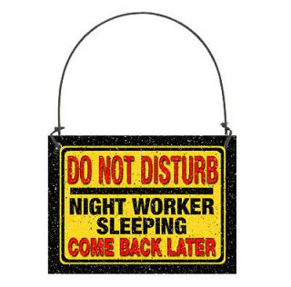DO NOT DISTURB Small SIGN Night Worker Sleeping Buy 3 