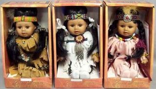 New Wholesale Lot of 6 Native Pride Dolls   Gift Boxed Set (ENPDOLL19 