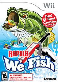 Rapala We Fish Fishing Rod Bundle Wii, 2009