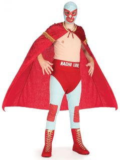   Deluxe Nacho Libre Funny Wrestler Halloween Costume Standard Size 44