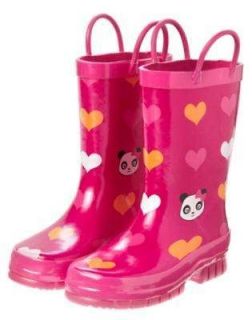 NWT, Toddler Girls Gymboree Rainboots ~ Panda Academy Sizes 9 & 11
