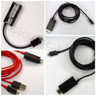 8M 2M 3M MHL Adapter Micro to HDMI for Samsung Galaxy S2 i9100 i9220 