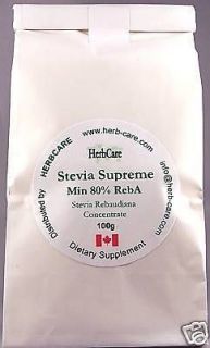 certified organic stevia supreme premium reb a 80 % from