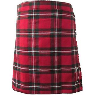 MACGREGOR Red Tartan/Plaid Deluxe Scottish Highland Kilt Skirt   US 4 