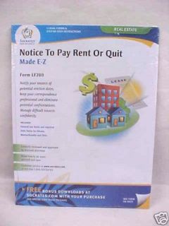 new socrates notice to pay rent made e z cd