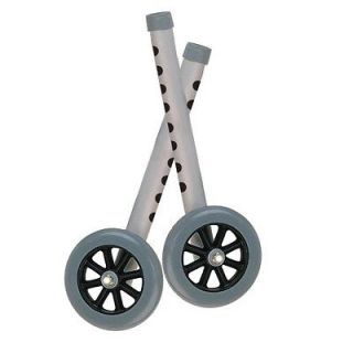 new drive medical universal 5 walker wheels gray one day