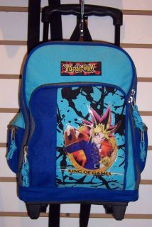 yu gi oh yugioh small rolling backpack bag tote new