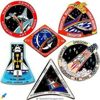 nasa space shuttle 1991 mission pin collection 