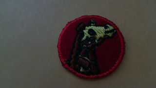 awana clubs cubbies giraffe patch emblem for uniform time left