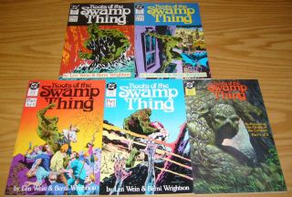 Roots of the Swamp Thing #1 5 VF/NM complete series BERNIE WRIGHTSON 