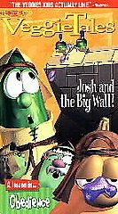 veggietales josh and the big wall vhs 