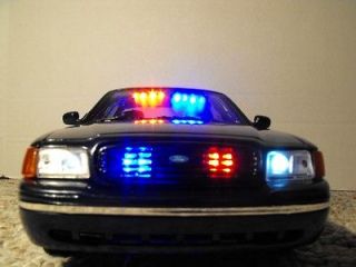 18 Undercover Dark Blue Police Car Lights Custom FCV Slicktop