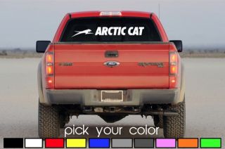 Arctic Cat Truck Trail Window Decal Graphic   Pick your Color