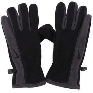 Nike Mens Sports Fleece gloves AC2113079 running training gym   BK/GY