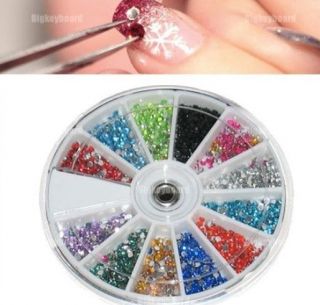   Color&Style Slice/3D Fimo/Rhinestone Nail Art Decoration Tips Sticker