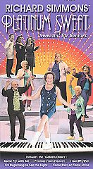 Richard Simmons   Platinum Sweat Sweatin For Seniors VHS, 2003