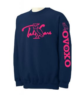 New OVOXO Crewneck Sweatshirt Take Care Owl Drake FAN Crew Neck ymcmb