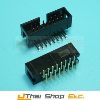 Pcs. 2x8 16 Pins Box Header IDC Male Sockets Right Angle 2.54mm