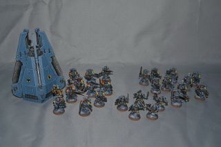 25mm Warhammer 40000 DPS Painted Space Wolves Battleforce Army SW100