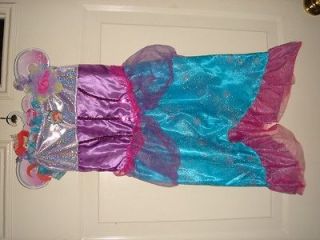 Disney Little Mermaid princess Ariel Costume Girls Size 4T 6X NWT 