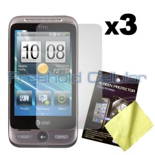 3x lcd screen protector guards films for htc freestyle time