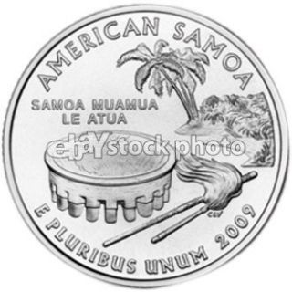 Quarter, 2009, American Samoa, DC and Te