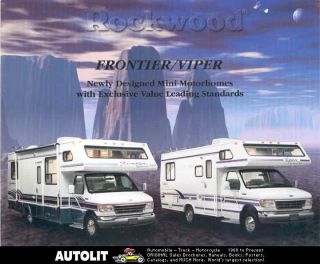 1994 ford rockwood frontier viper motorhome rv brochure time left