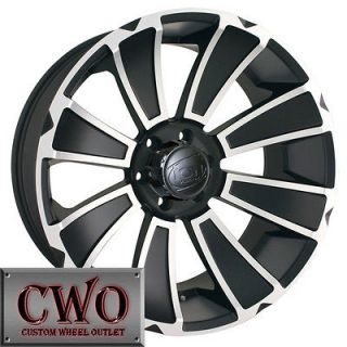 18 Black ION 180 Wheels Rims 6x139.7 6 Lug Chevy GMC Tundra Titan 