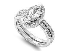   925 sterling silver simulated diamond engagement ring set size